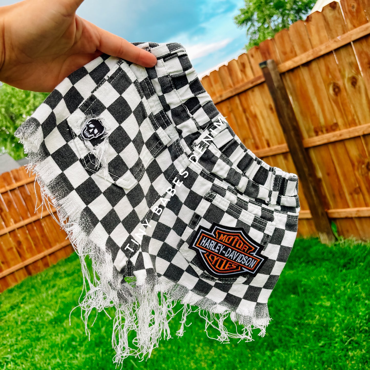 HD check shorties (READ DESCRIPTION!) - JULY SHIP